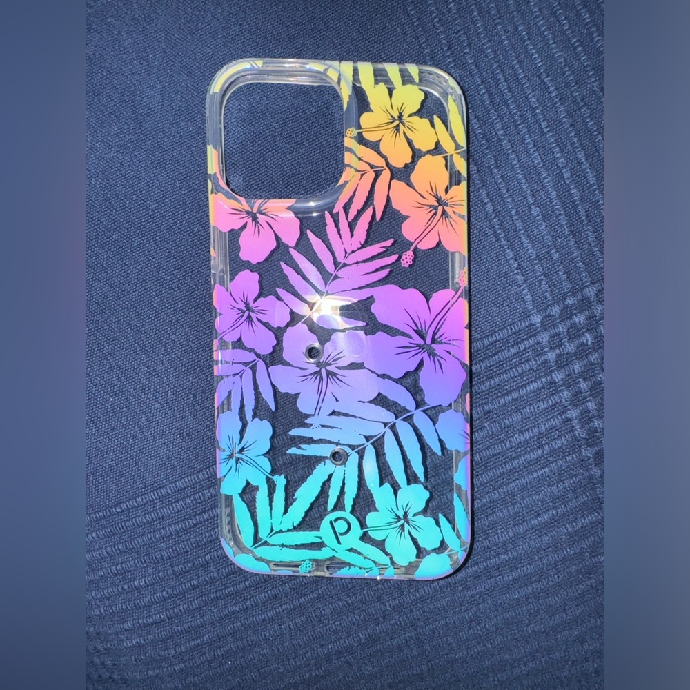 Clear pearl paradise loopy case